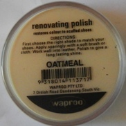 Oatmeal Shoe Polish Oatmeal Boot Polish Hand Bag Polish